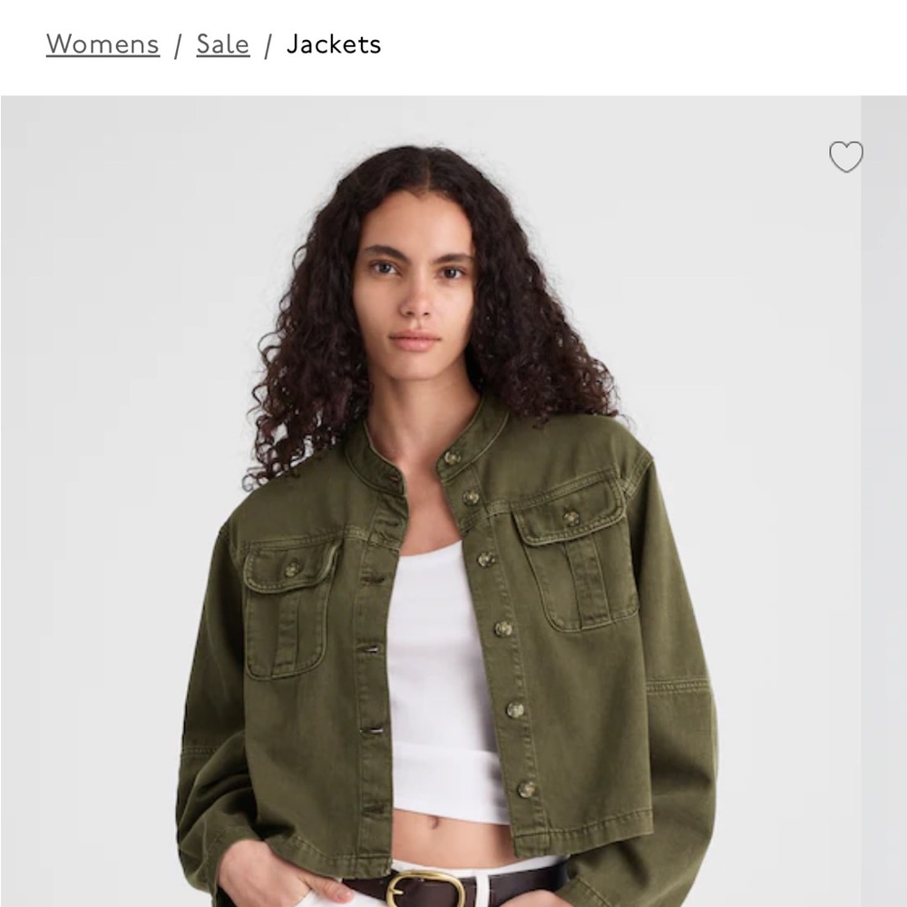 Madewell Dyed Cocoon Sleeve Lady Jacket.